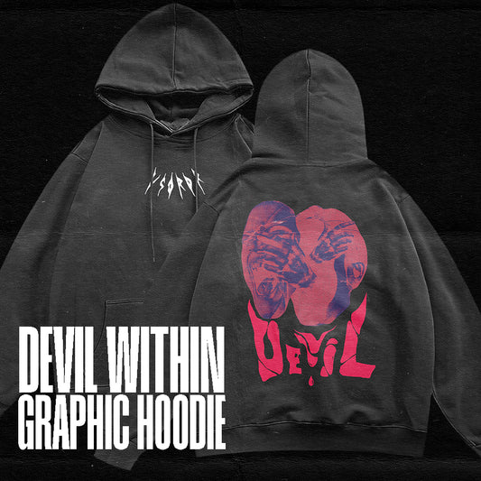 Devil Within Graphic Hoodie